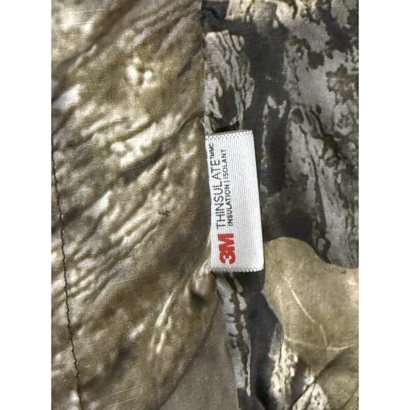 Mossy Oak Break Up Camo Reversible Vest Men Size M 3M Thinsulate Puffer Hunting - Picture 7 of 7